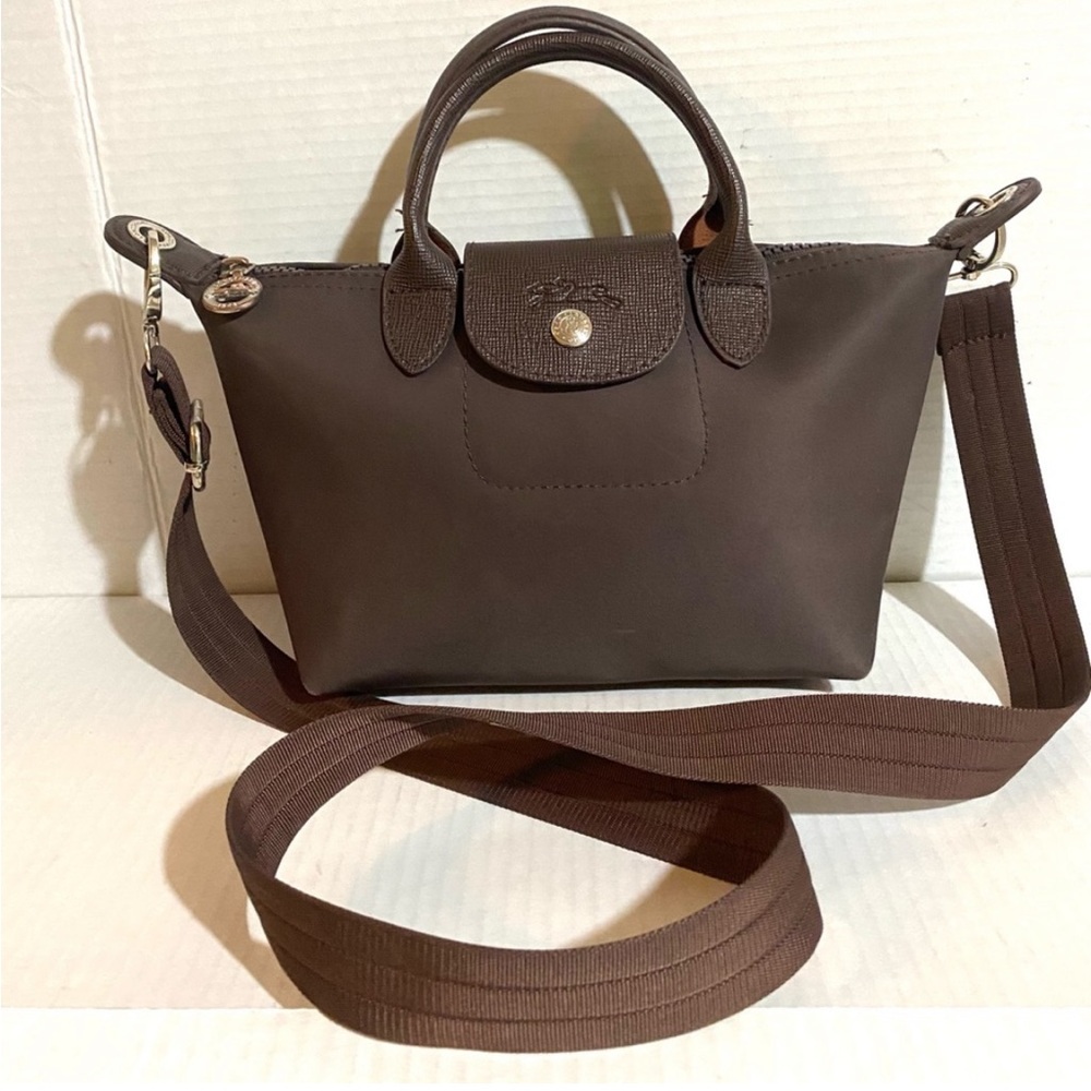 Longchamp Chocolate Crossbody Bag